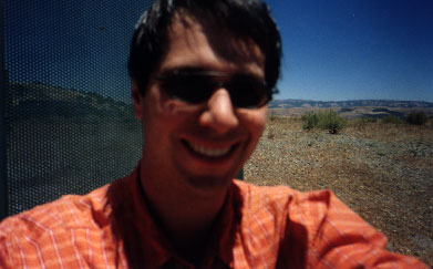 self-portrait of me sitting on a chair